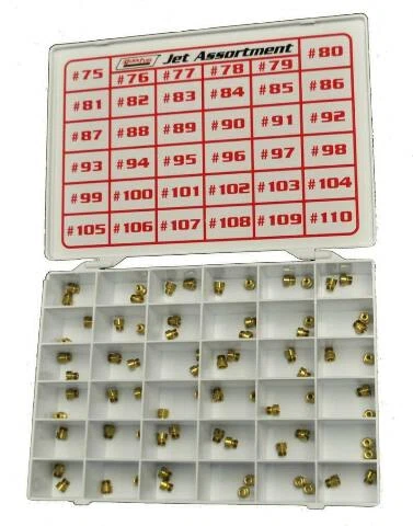 Gas Jet Assortment Kit #75 thru #110 (2 ea.) - 36-236QFT